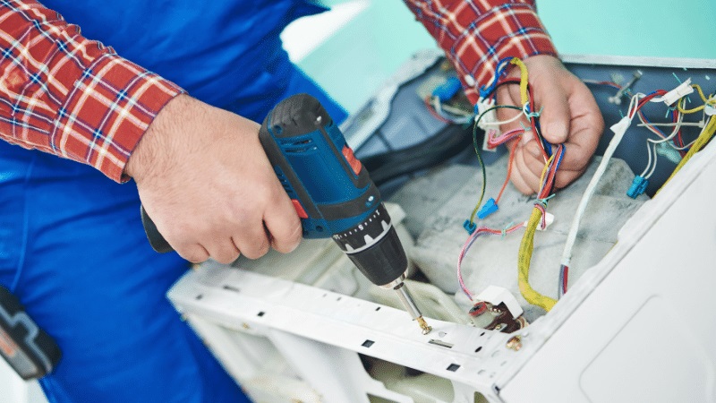 Haymana Lg Lg çamaşır makinesi kart tamiri – Su almama arızası orijinal parça ile giderildi. - Teknik servis örneği